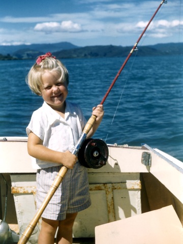 Young Robyn Fishing