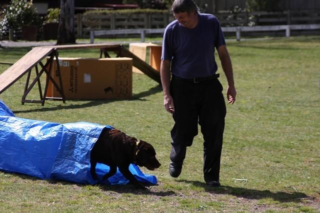 Fun Agility. Stephen and Brianna
