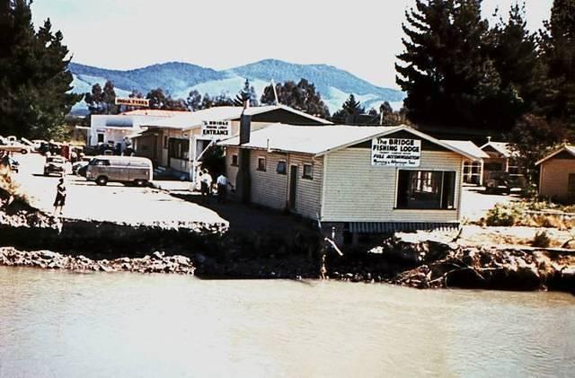Tongariro River floods Bridge Lodge